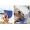 komplet Recline chair blue+canopy