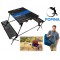 Skl�dac� st�l Portable outdoor table blue