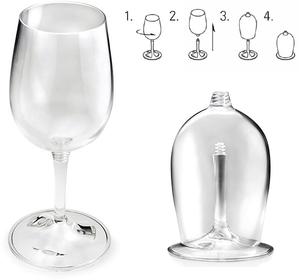 GSI OUTDOORS Nesting Wine Glass